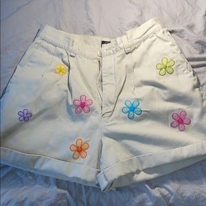 Flower printed shorts